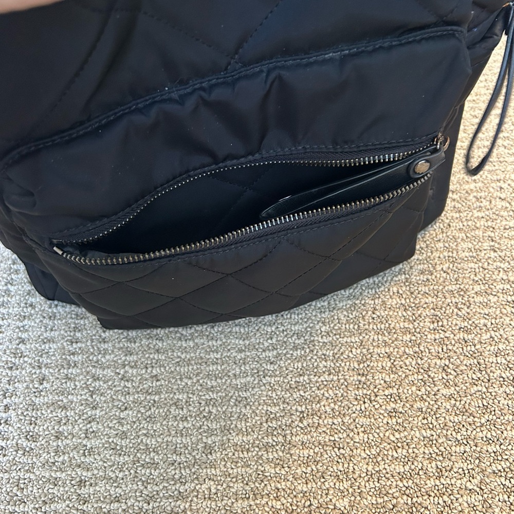 Peloton x Sol & Selene Quilted Black Backpack - Picture 11 of 13